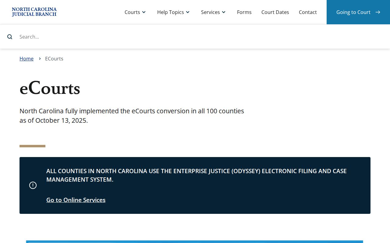 Union County residents directory eCourts access information